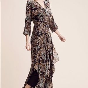 STUNNING velvet & silk dress/jumpsuit